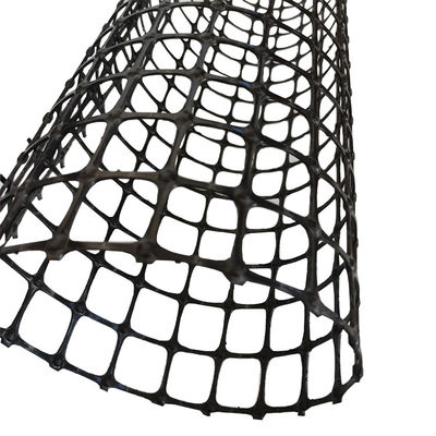 ポリプロピレン・ジオグリッド 土工製品 半軸 35KN プラスチック・ジオグリッド 25.4*25.4mm メッシュサイズ 1-6m 幅