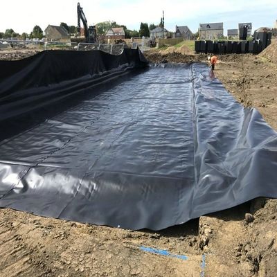 ブラックジオメムラン GM13 ASTM 0.5mm 0.75mm 1mm HDPE 池のラインナー