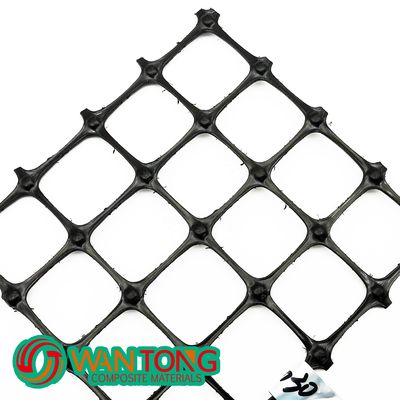 PP バイアキシアル ジオグリッド 40kn 道路強化 エリート販売 黒 訓練 道路 ジオグリッド