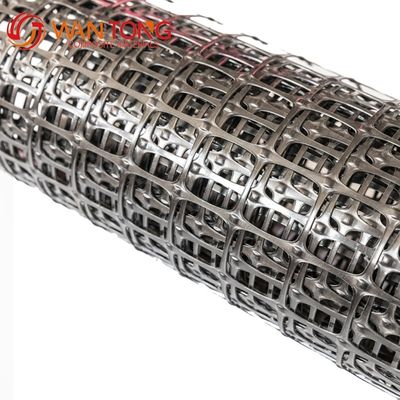 張力強度 40/40kn ポリプロピレン プラスチック ジオグリッド バイアキシアル PP ジオグリッド 現場検査