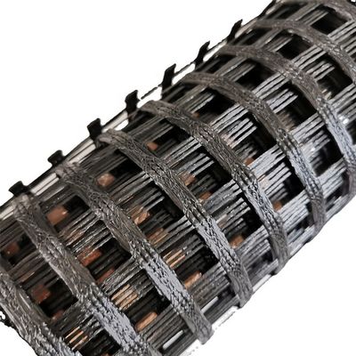 200~200kn ガラス繊維のジオグリッド 道路建設や舗装の強化に最適