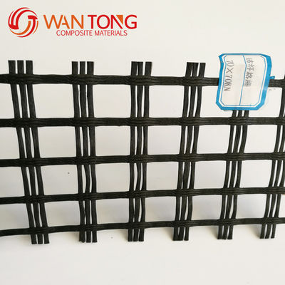 CE/ISO9001 承認 25-200kn/m 道路建設 単軸 双軸 PVC コーティング ポリエステル ジオグリッド メッシュ