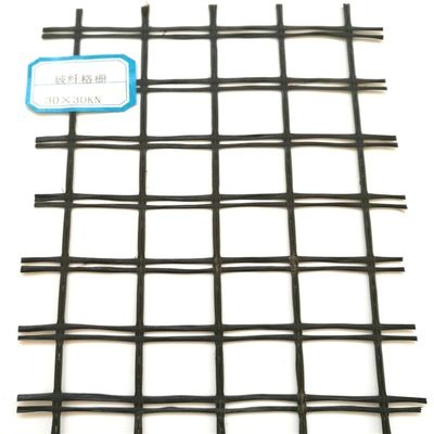 CE/ISO9001 承認 25-200kn/m 道路建設 単軸 双軸 PVC コーティング ポリエステル ジオグリッド メッシュ