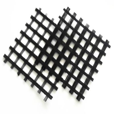 バイアキシアルポリエステル ジオグリッド80-80 道路床固化のためのPET 0.2mm-4mm厚さ