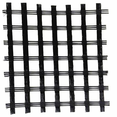 バイアキシアルポリエステル ジオグリッド80-80 道路床固化のためのPET 0.2mm-4mm厚さ