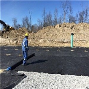 道路建設用ポリプロピレン非織物地質繊維 グレー色