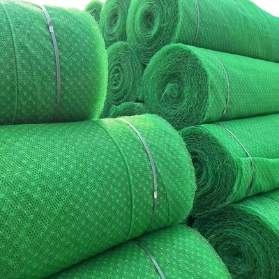 7.6-10.2mm 厚さ コンポジット ジオネット 3 層 HDPE ジオマット 土壌強化用