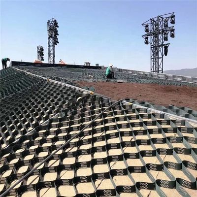 蜂巣の斜面保護と工学建築のためのHDPEジオセル砂岩グリッド