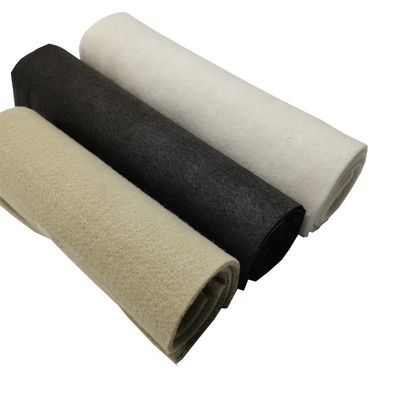 ホワイトノンウェブン地質繊維100%ポリエステルPET ステープルファイバー 針 突き 100g 200g 300g