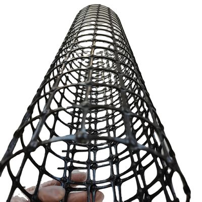 道路の強化用ブラックPP・バイアキシアル・ジオグリッド4040 メッシュサイズ12.7*12.7mm