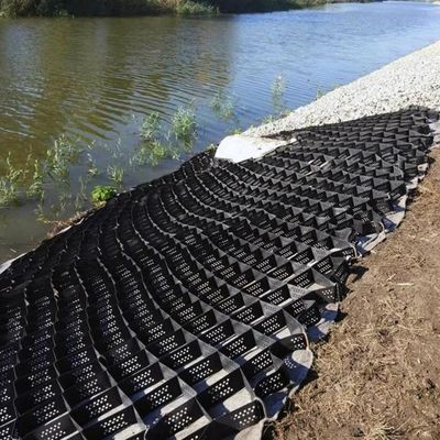 150mm HDPE 地質セル 浅い川路 質感のある表面と伝統的なデザインスタイル