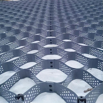 1.1mm-1.7mm 厚さ HDPE 地質セル 堤防 壁 石灰 安定化