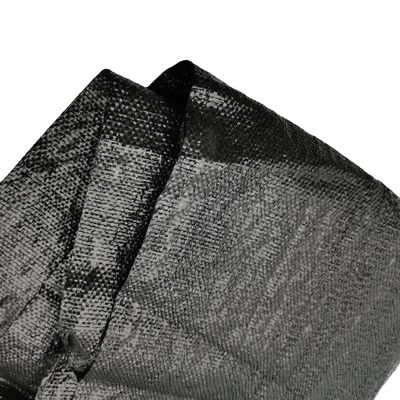 パーソナライズされた長さ 130GSM 170GSM CE証明書付きブラックPP織布地質繊維