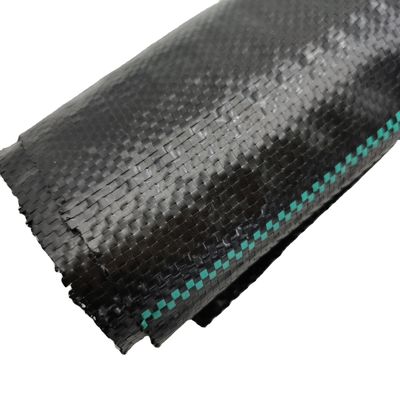 パーソナライズされた長さ 130GSM 170GSM CE証明書付きブラックPP織布地質繊維
