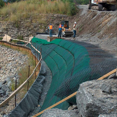 20kn/M 張力強度とCE証明書を持つ道路建設プラスチック・バイアキシアル・ジオグリッド