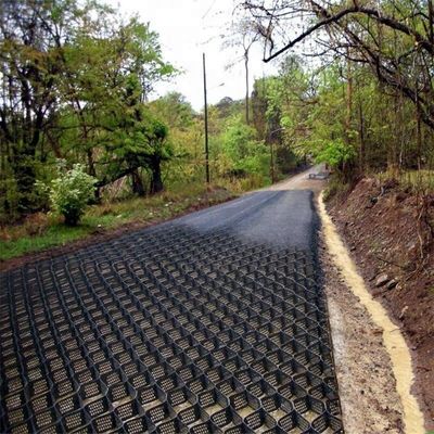 ドライブウェイ道路斜面保護用ジオセル HDPE 舗装 プラスチック砂石安定剤