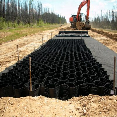 道路鉄道建設 地質細胞 質感 穿孔 プラスチック HDPE 75mm/100mm/150mm