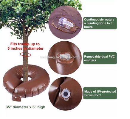 PVC 丸い木 の 灌?? 袋 の 機能 滴水 灌?? 作業