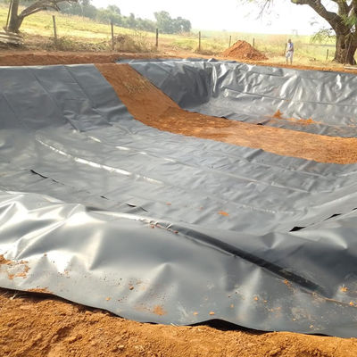 1mm HDPE 地膜 魚場 池の敷き 防水ロール 原材料 100% 純 HDPE