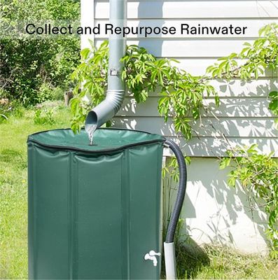 エクストラ 安定 雨 水 収集 器 100 ガロン 庭 灌?? 用 携帯 水 貯蔵 器