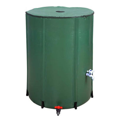 緑色 折りたたむ PVC レイン バレル 66 ガロン 250L 携帯水貯蔵タンク 折りたたむ