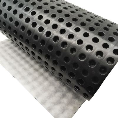 8mm 高さ HDPE PP 織物のない複合物 穴穴排水シート/排水板