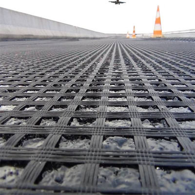 道路建設におけるアスファルト層の強化のための中国設計のガラス繊維ジオグリッド