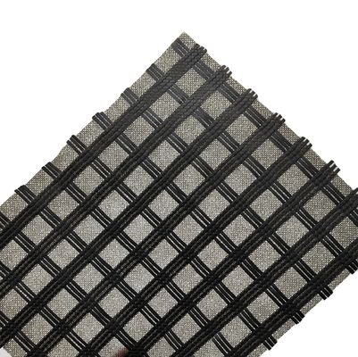 50/50kn ガラスの繊維のジオグリッド 複合型 強化用地形織物