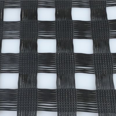 50/50kn ガラスの繊維のジオグリッド 複合型 強化用地形織物