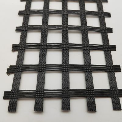 50/50kn ガラスの繊維のジオグリッド 複合型 強化用地形織物
