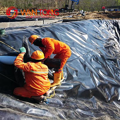 黒色 HDPE 地膜 魚のダム 池のラインナー 中国 デザイン スタイル と 0.1-4mm