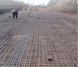 道路基地の強化用 プラスチック製PP 二方向 バイアキシアル ジオグリッド 20kn 30kn 40kn