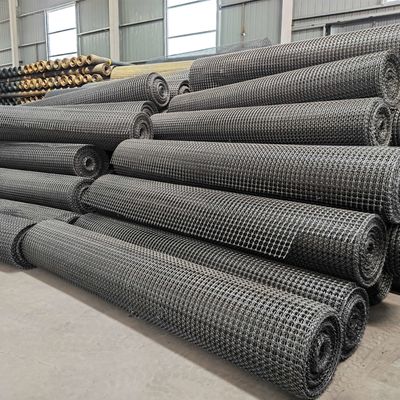 CE/ISO9001認証を持つ道路建設必須 50kn/M PP バイアキシアルジオグリッド