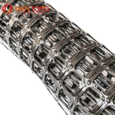 50-100m プラスチックPP バイアキシアルジオグリッド 建築工学用 30/30kn