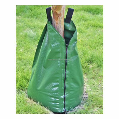 20 ガロン の 緑色 の PVC 木 の 水 袋 新しく 植え られ た 木 の 環境 に 優しい 選択