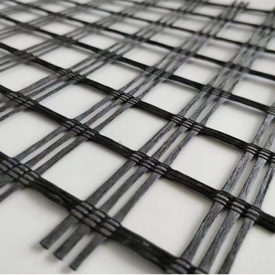 道路建設 ガラス繊維のジオグリッド 0.2mm-4mm 厚さ