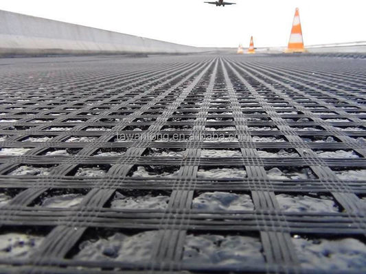 道路建設 地格 50kn 張力強さ 80-80 道路床固化のためのPET