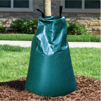 便利な 75L 容量 PVC タールパウリン 木 650g 木の灌輸滴水バッグ